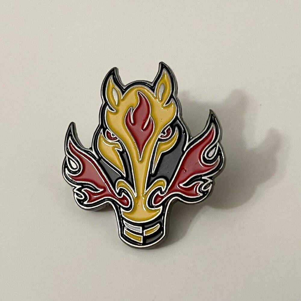 Calgary Flames Blasty Horse NHL Hockey Mascot Pin